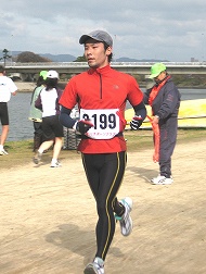 ハーフ男子優勝の森良太さん