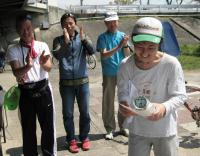 女子優勝の羽渕喜久子さん