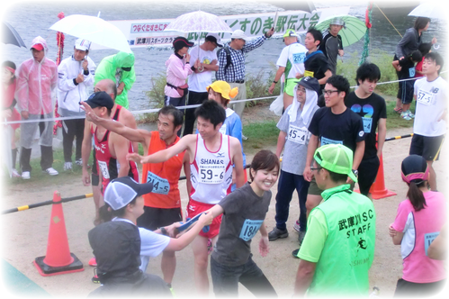 2012年大会のリレー風景