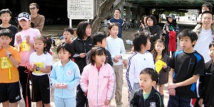 小学生1Kmマラソン表彰風景