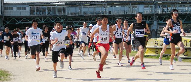 10Km・5Kmの部スタート 10Km・5Kmの部スタート