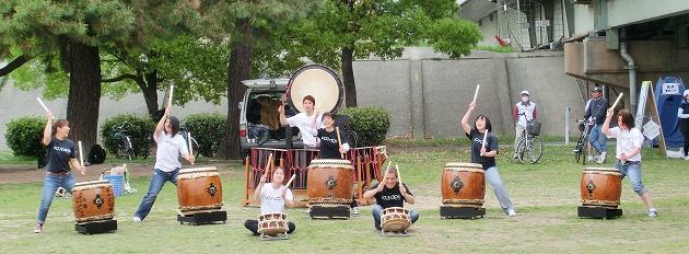 『鼓情炎』の皆さん 『鼓情炎』の皆さん