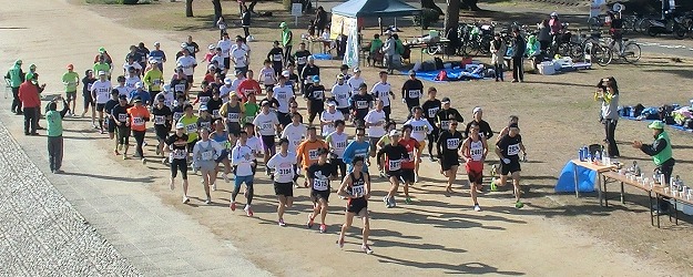 2013年12月ロード記録会のスタート 2013年12月ロード記録会のスタート