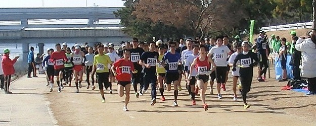 10Km-5Kmの部のスタート