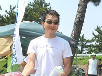 優勝の西山英志さん