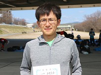 優勝の真野恵吾さん 優勝の真野恵吾さん