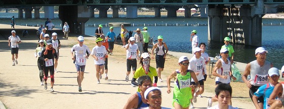 2時間走のスタート