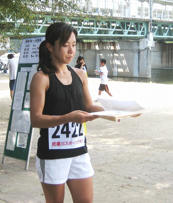 女子優勝の中島聖子さん