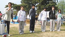 中瀬監督の紹介による大阪芸大女子駅伝部