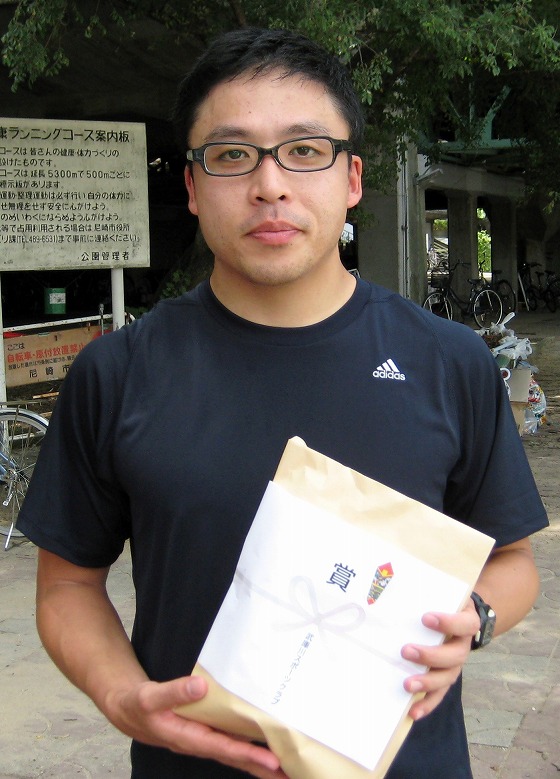 6位の吉田さん 6位の吉田さん