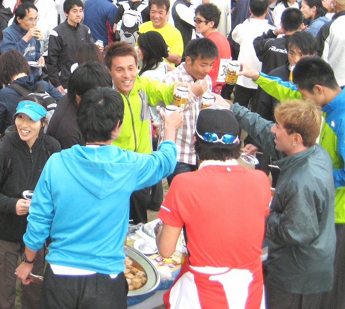 終了後の打ち上げ風景 終了後の打ち上げ風景